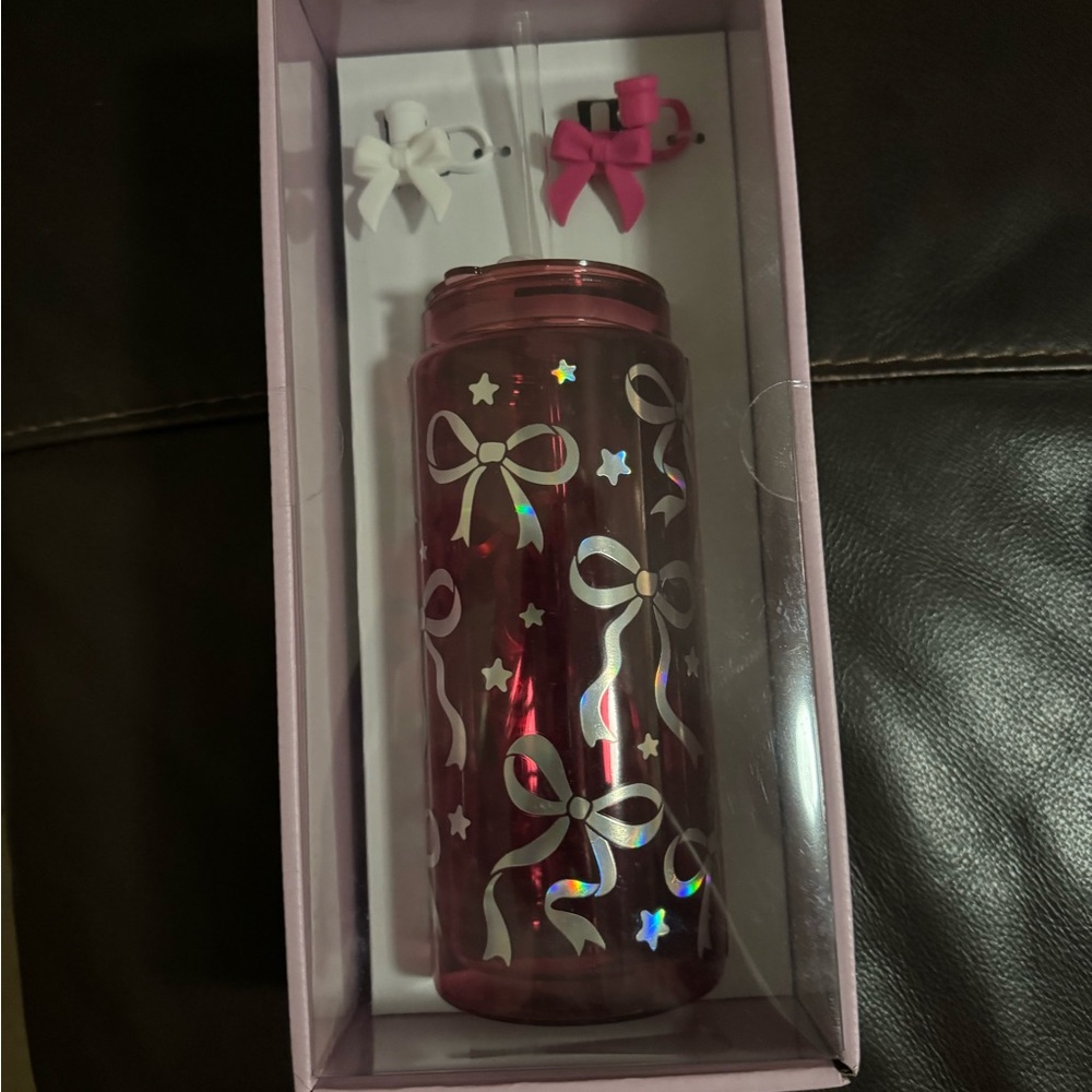 Studio Pink Glass Sipper Set